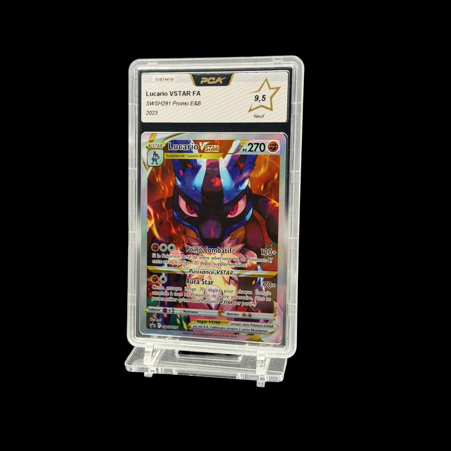 Lucario VSTAR FA SWSH 291 PCA 9.5
