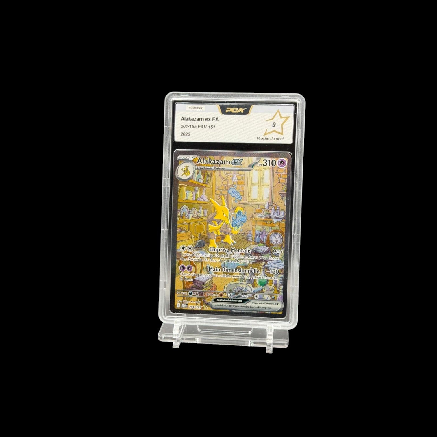 Alakazam ex (MEW 201) PCA 9 - Near Mint