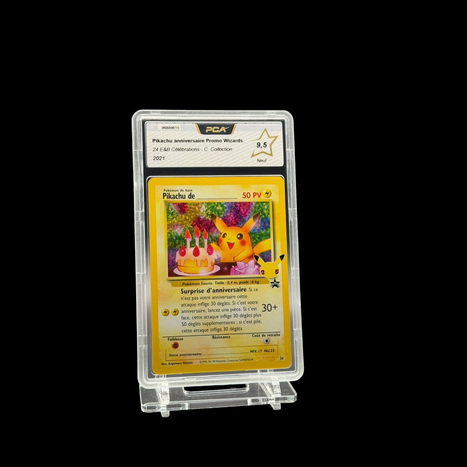 _____'s Pikachu (CEL WP 24) PCA 9.5 - Near Mint