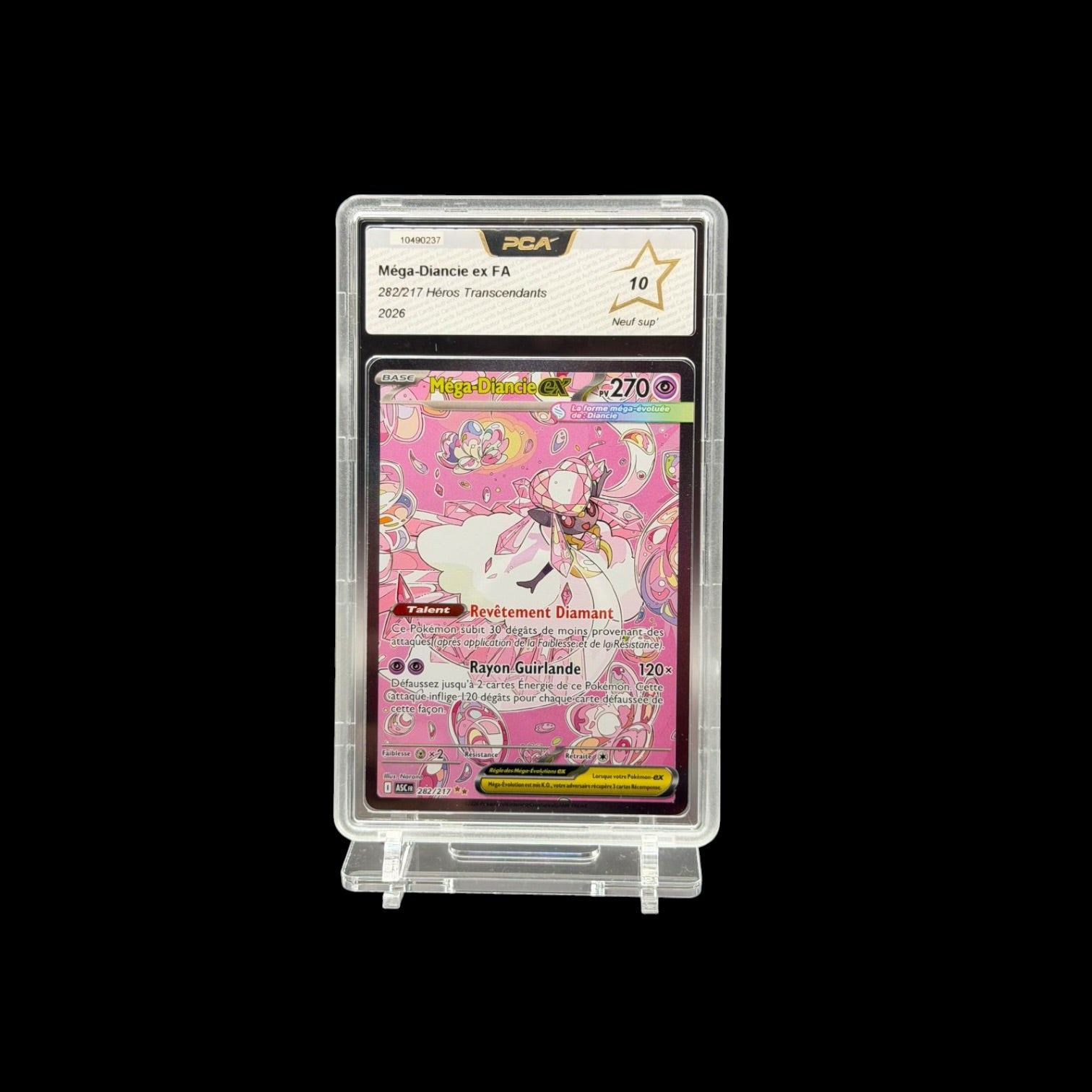 Mega Diancie ex (ASC 282) PCA 10 - Mint