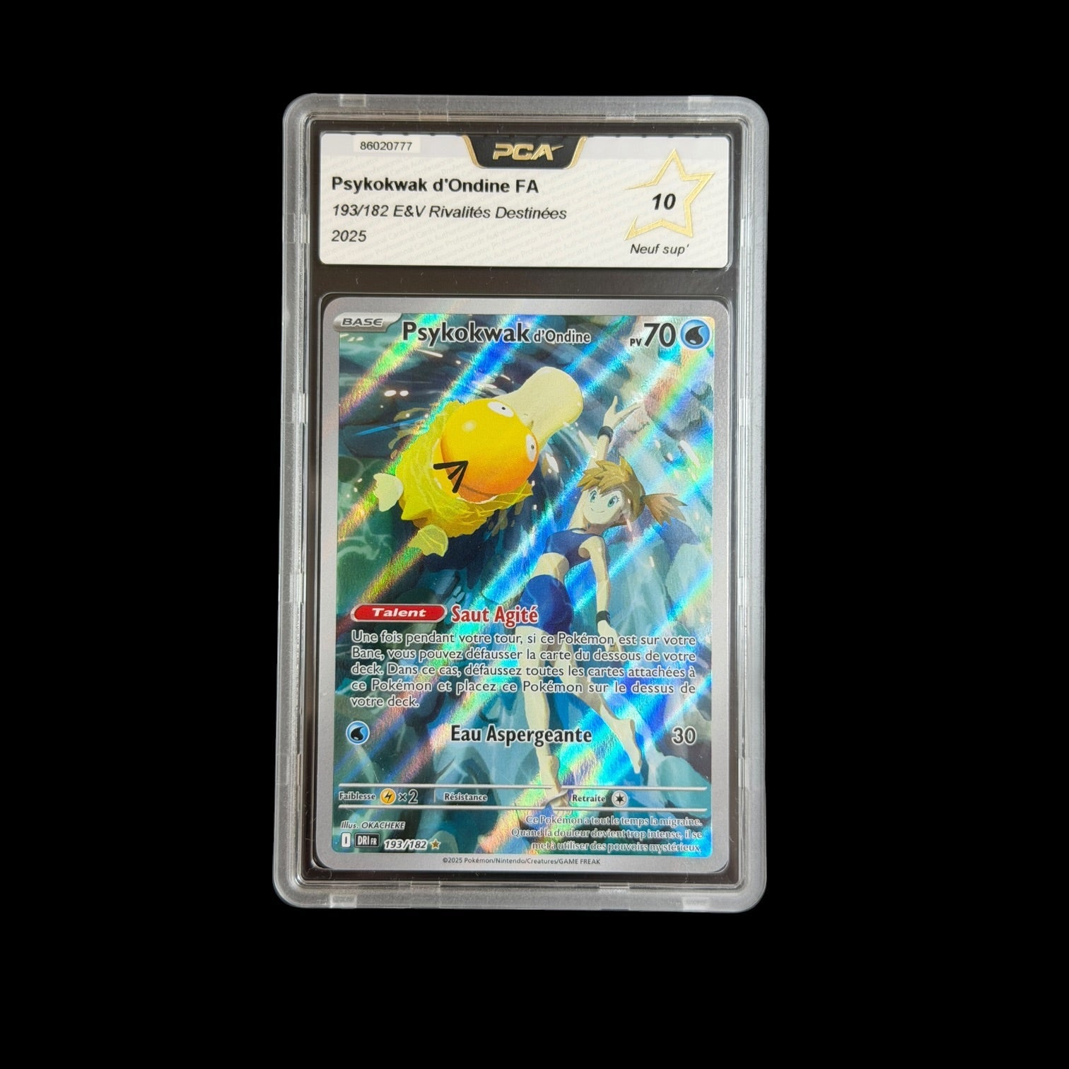 Psykokwak d'Ondine FA 193/182 E&V Rivalités Destinées PCA 10 - cert 86020777