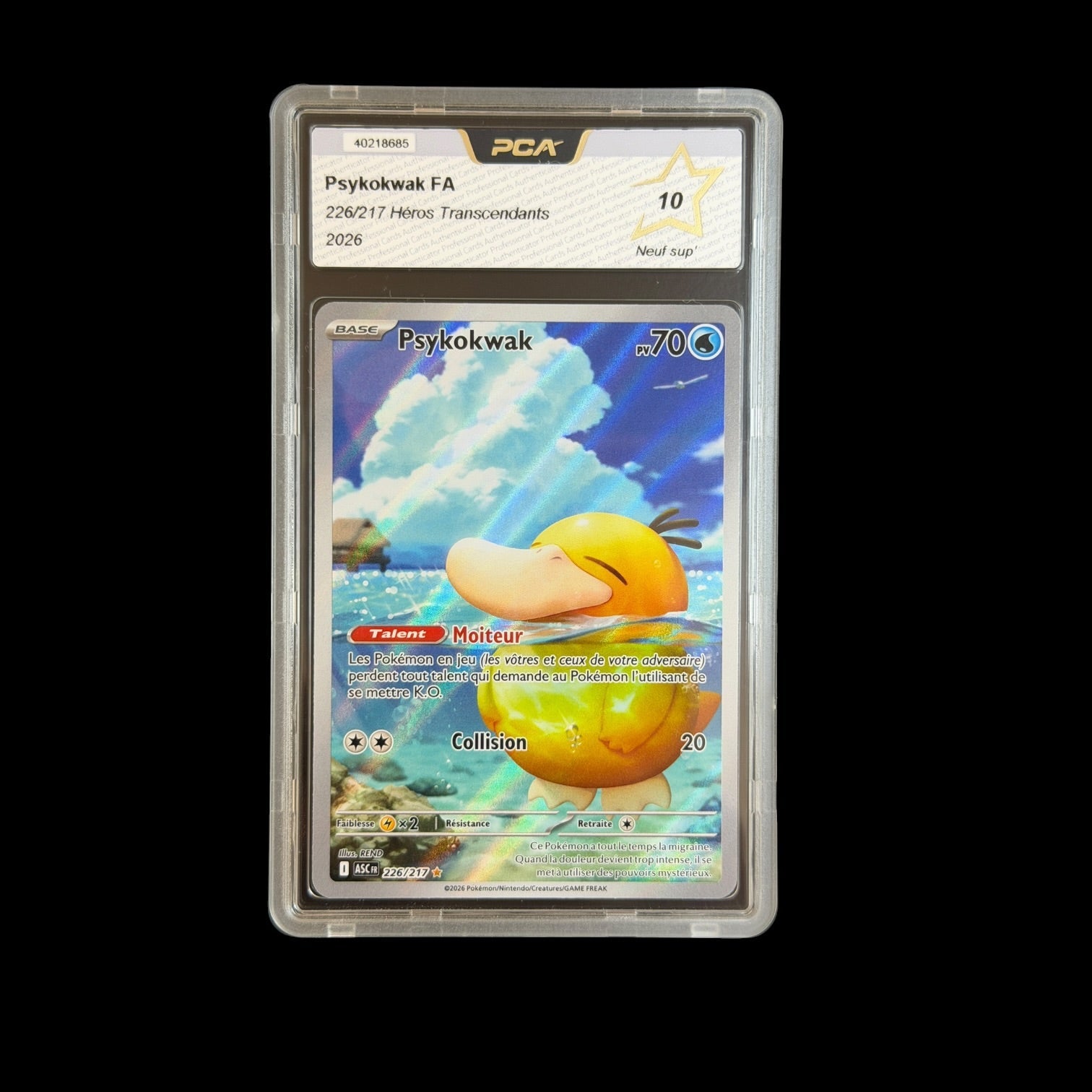 Psykokwak FA 226/217 Héros Transcendants PCA 10 - cert 40218685