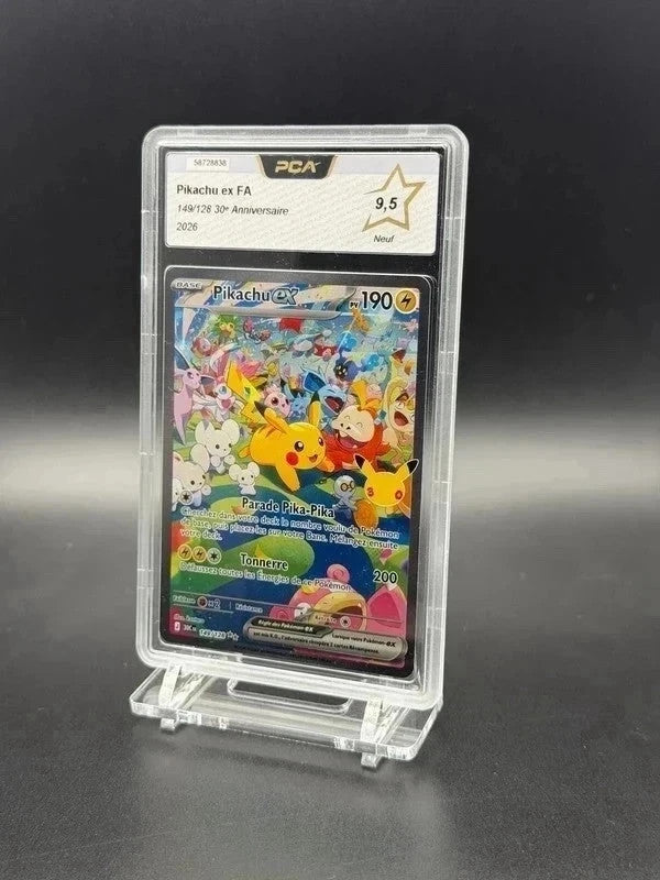 Pikachu ex FA 149/128 30e Anniversaire PCA 9.5