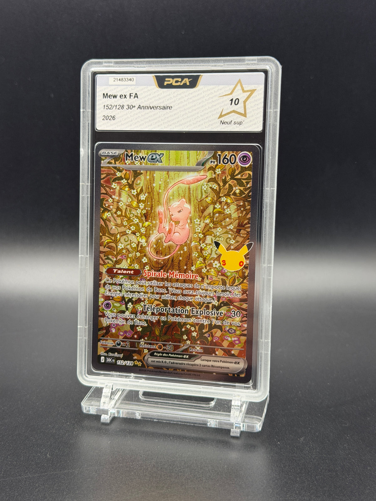 Mewtwo 151 PCA 10 , Pikachu 149 PCA 10 , Pikachu 150 PCA 10 , Mew 152 PCA 10