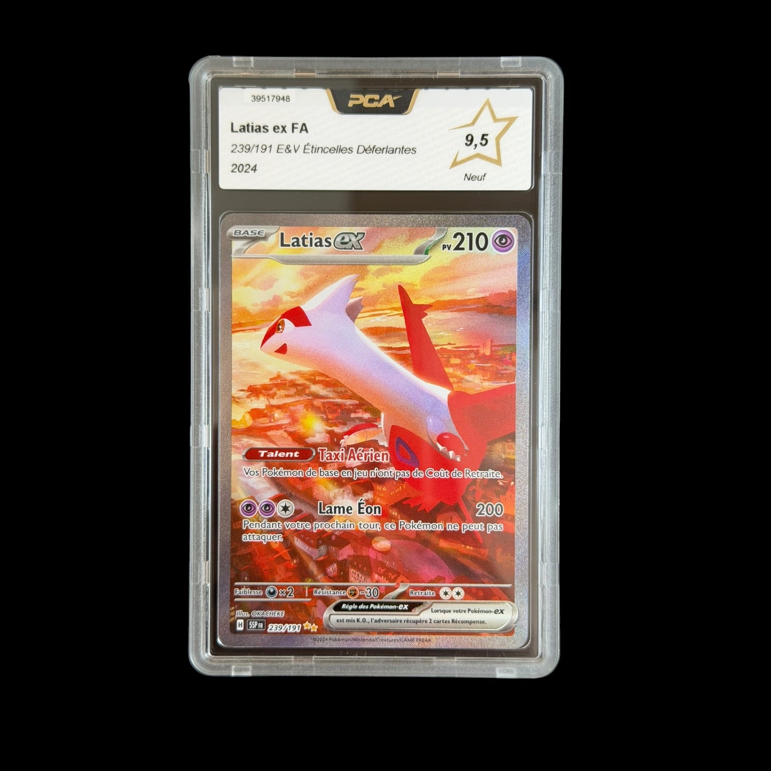 Latias ex FA — 239/191 — E&V Étincelles Déferlantes — PCA 9.5