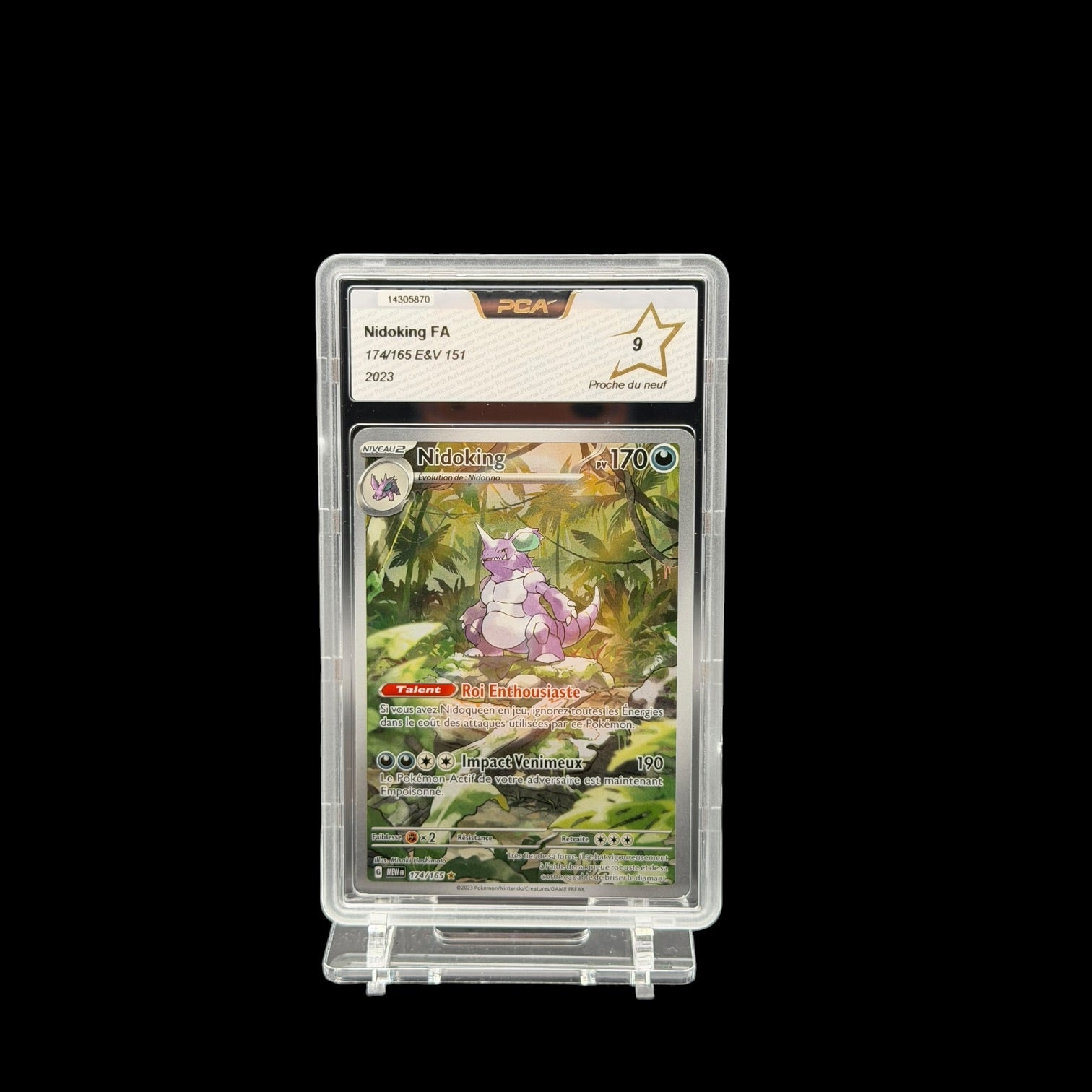 Nidoking (MEW 174) PCA 9 - Near Mint