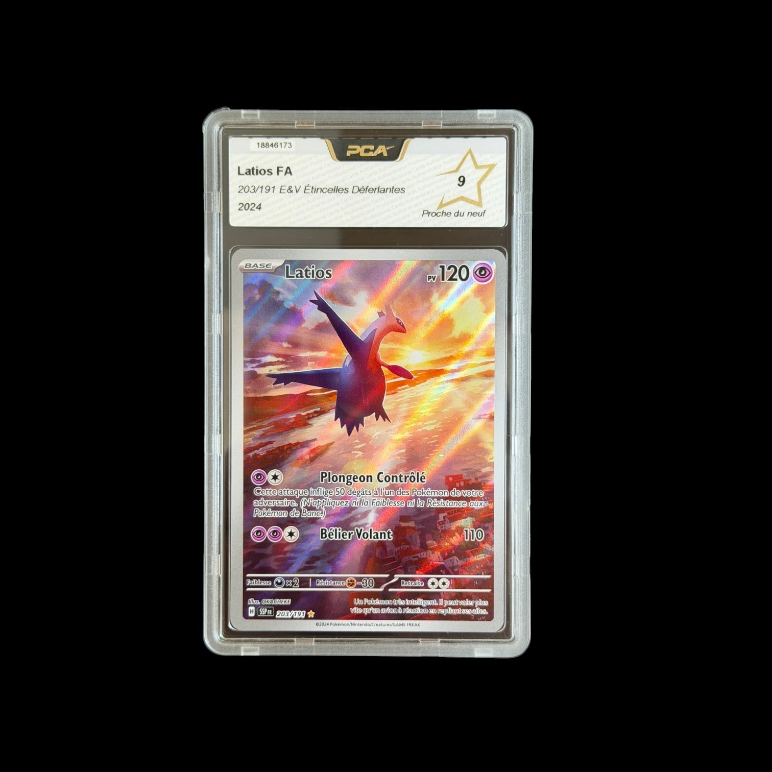 Latios FA — 203/191 — E&V Étincelles Déferlantes — PCA 9