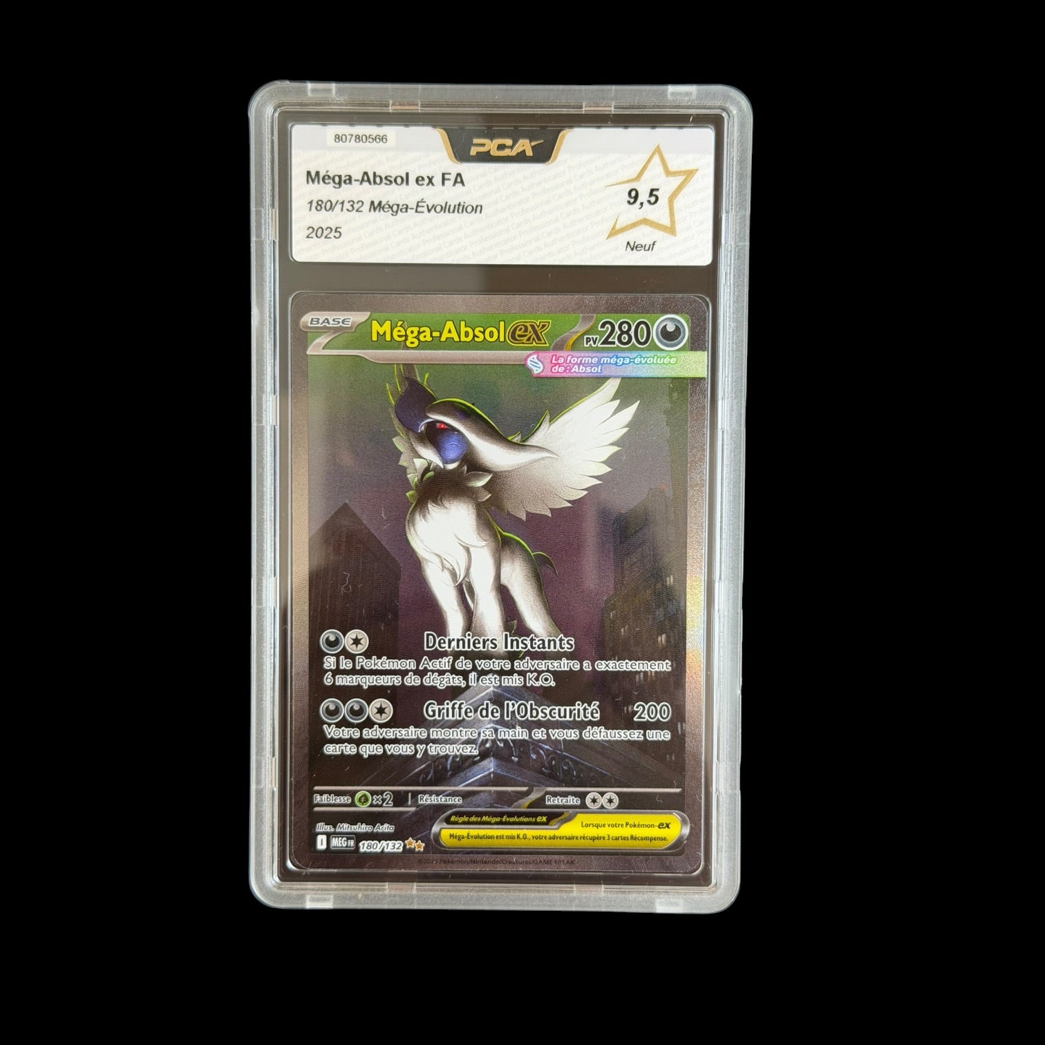 Méga-Absol ex FA — 180/132 — Méga-Évolution — PCA 9.5