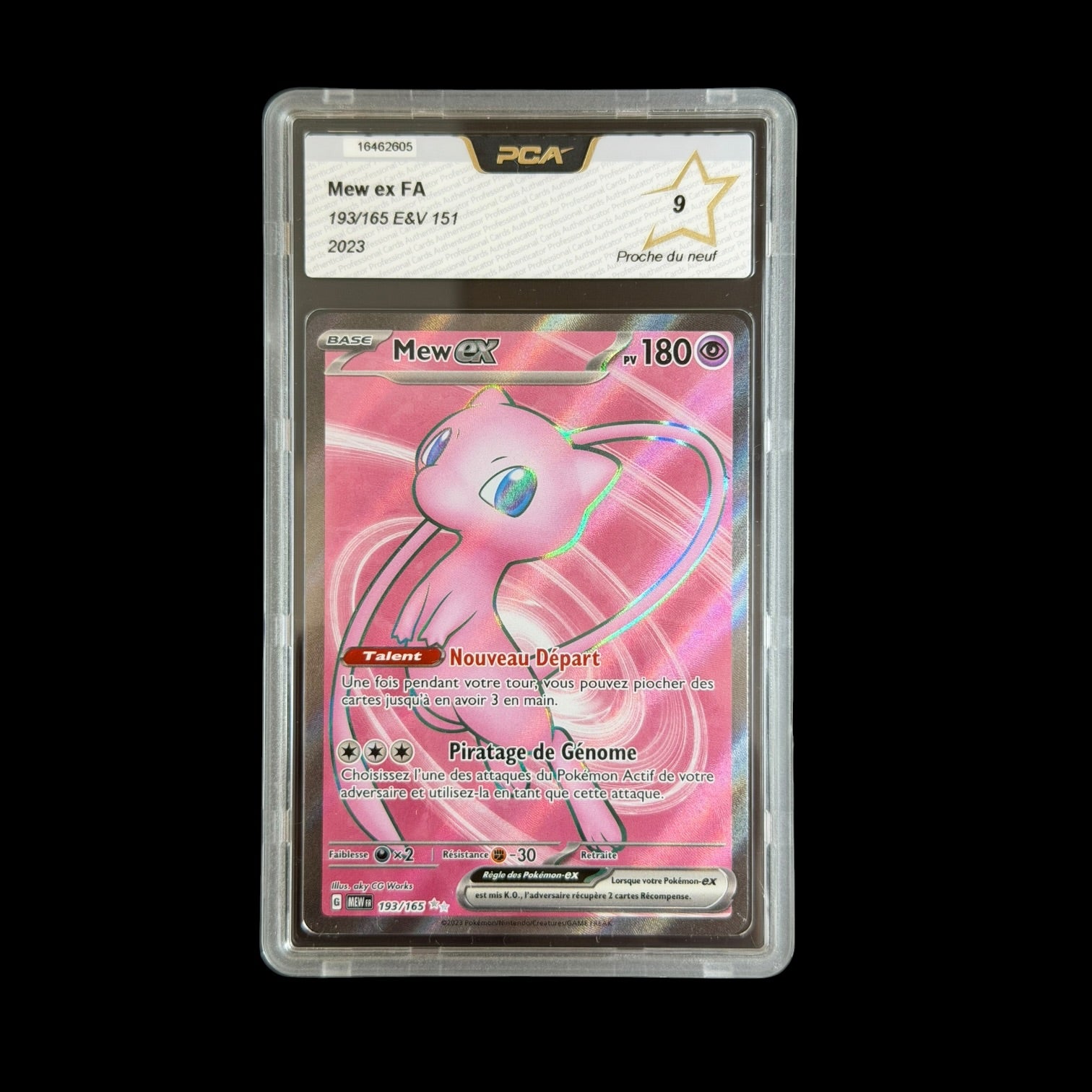 Mew ex FA — 193/165 — E&V 151 — PCA 9