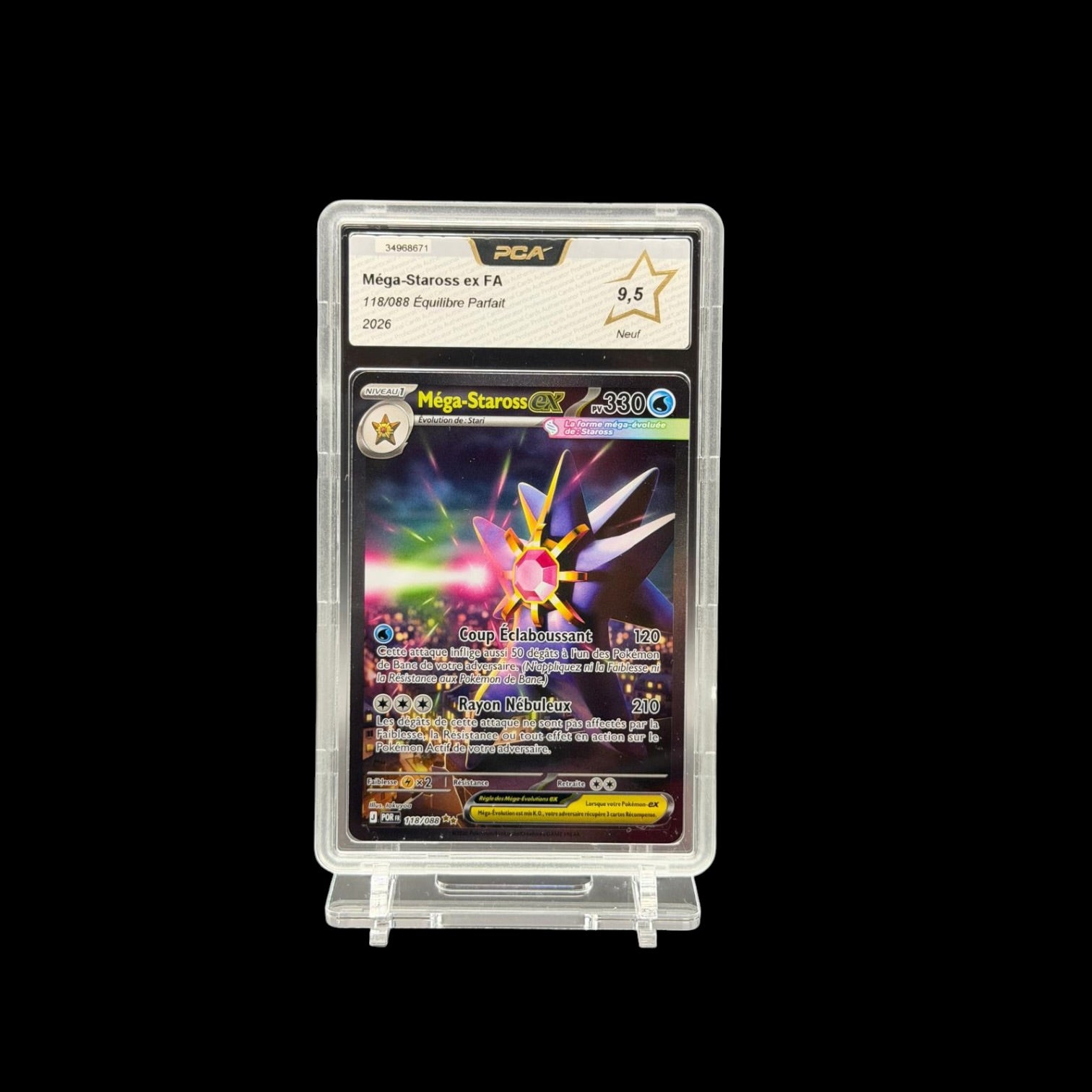Mega Staross ex (POR 118) PCA 9.5 - Near Mint