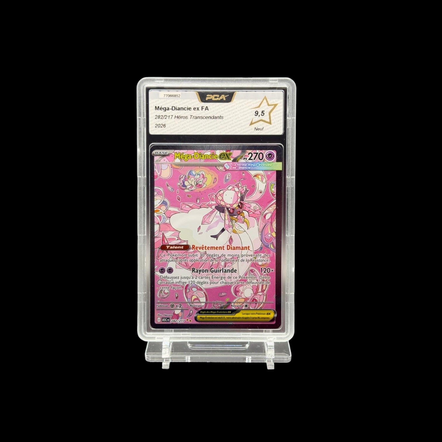 Mega Diancie ex (ASC 282) PCA 9.5 - Near Mint