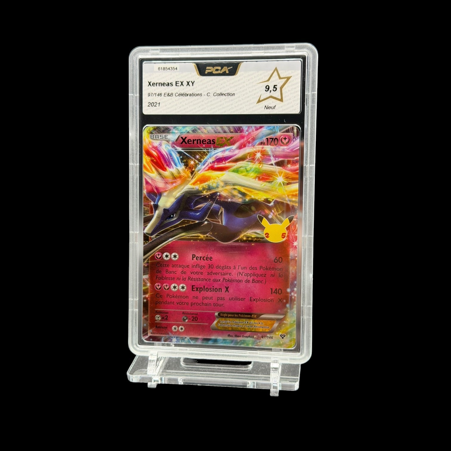 Xerneas EX XY CEL 97 PCA 9.5