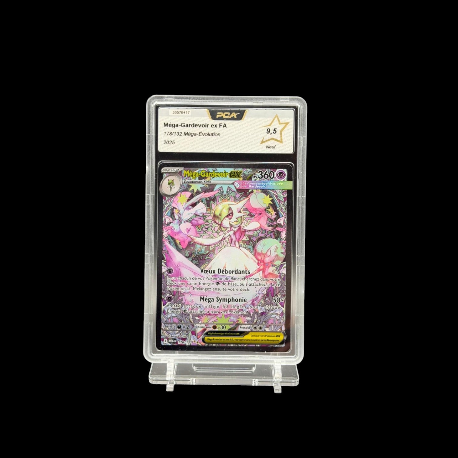 Mega Gardevoir ex (MEG 178) PCA 9.5 - Near Mint