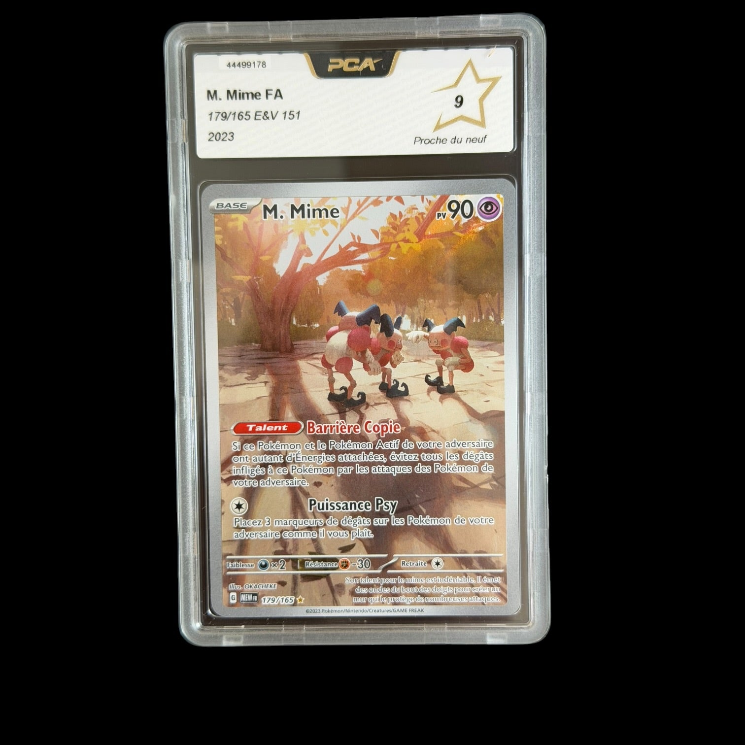 M. Mime FA — 179/165 — E&V 151 — PCA 9