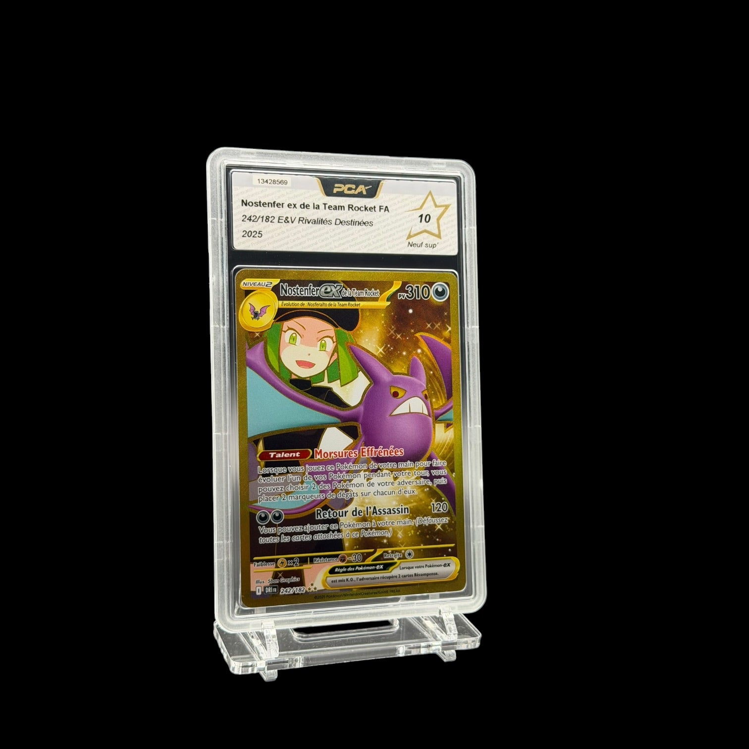 Nostenfer ex de la Team Rocket (DRI 242) PCA 10 - Mint