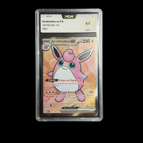Arbok 185 , Grodoudou 187 , Grolem 189 , Lippoutou 191 , Mew 193 , Kangourex 190 et Feunard 186 PCA 9.5
