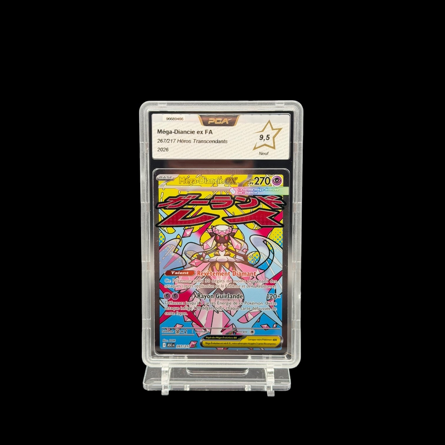 Mega Diancie ex (ASC 267) PCA 9.5 - Near Mint