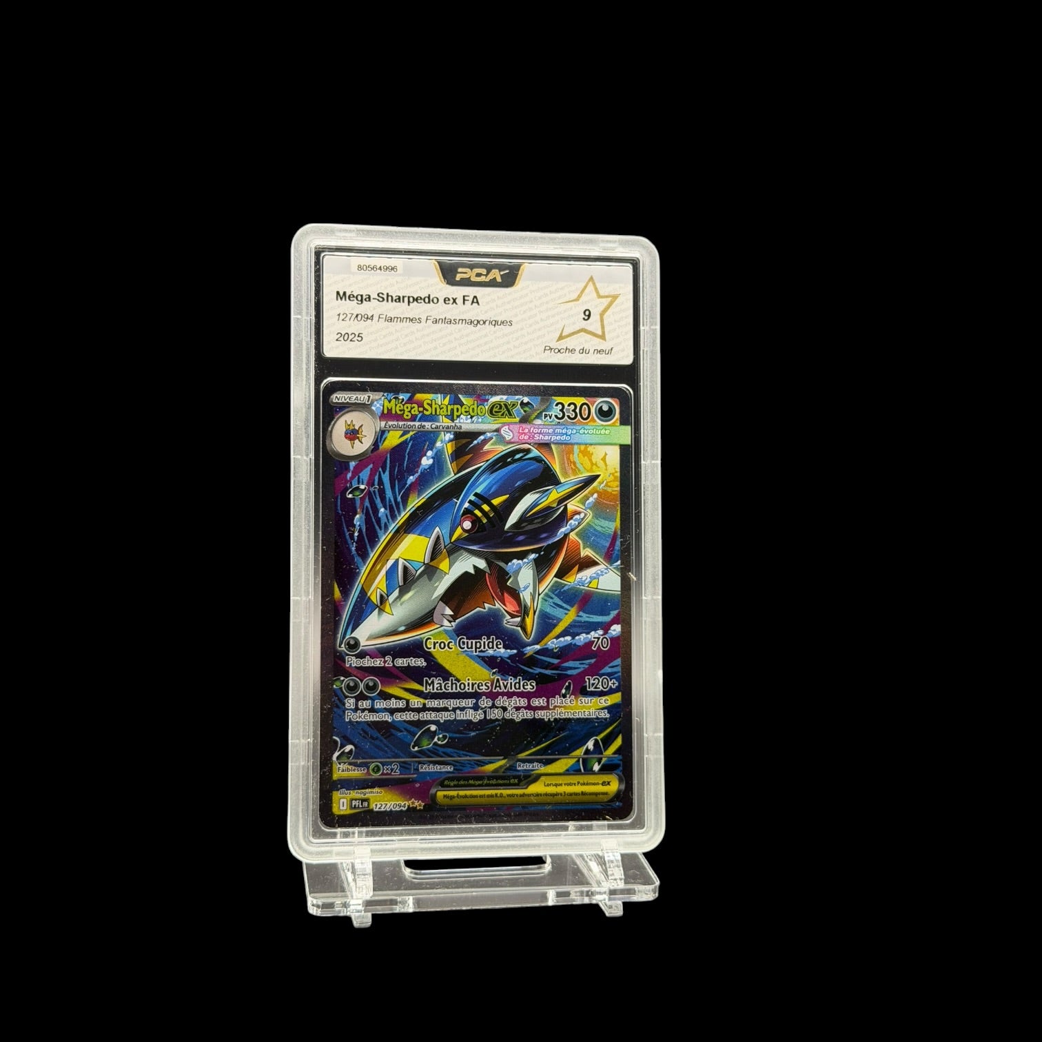 Mega Sharpedo ex (PFL 127) PCA 9 - Near Mint
