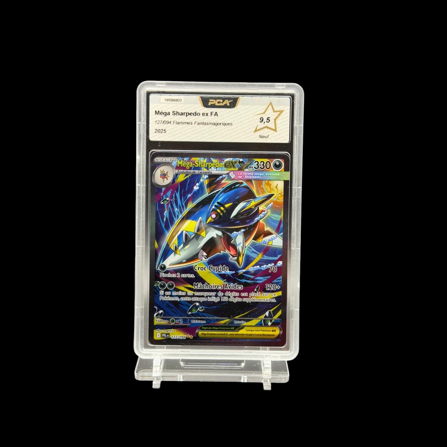 Mega Sharpedo ex (PFL 127) PCA 9.5 - Near Mint