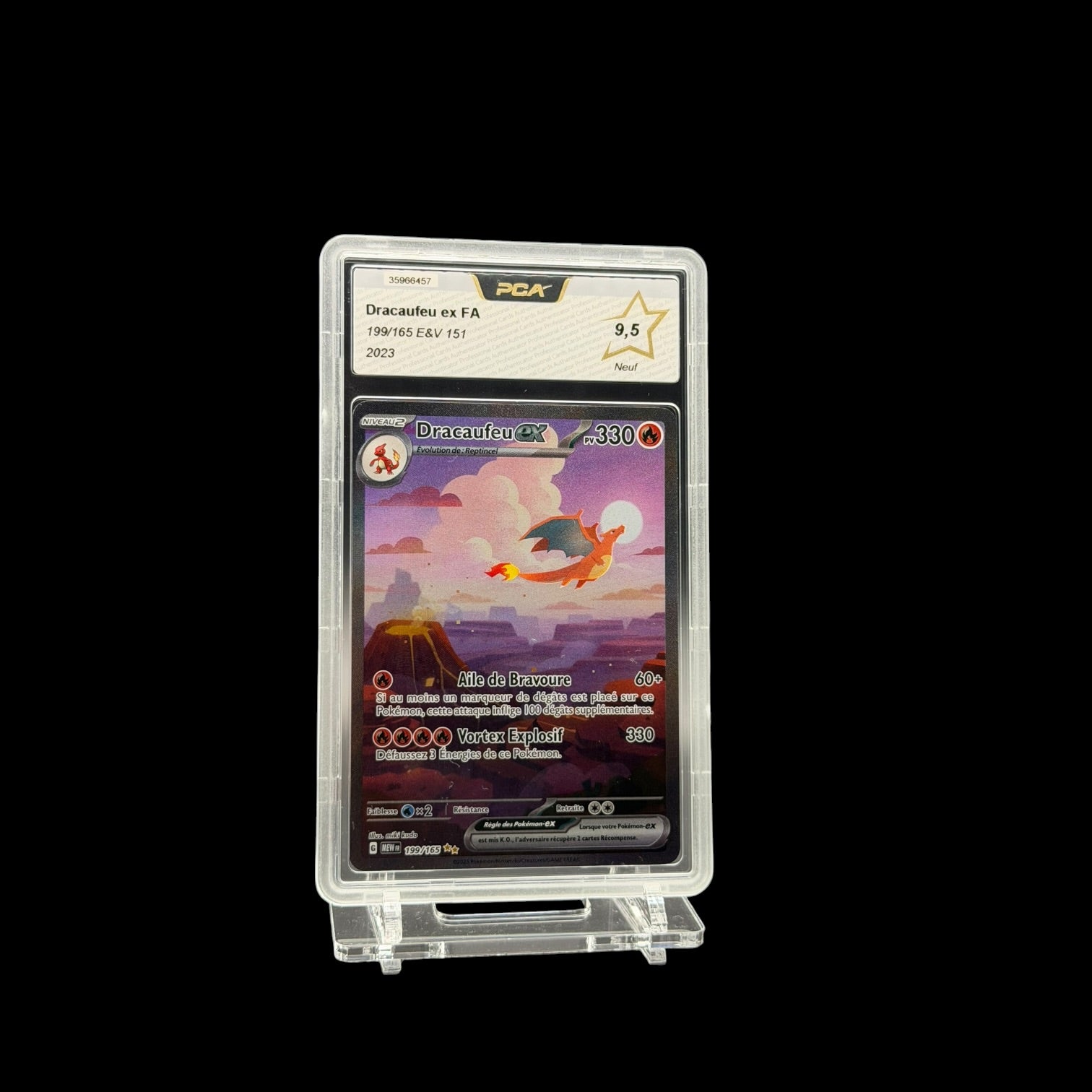 Dracaufeu ex (MEW 199) PCA 9.5 - Near Mint