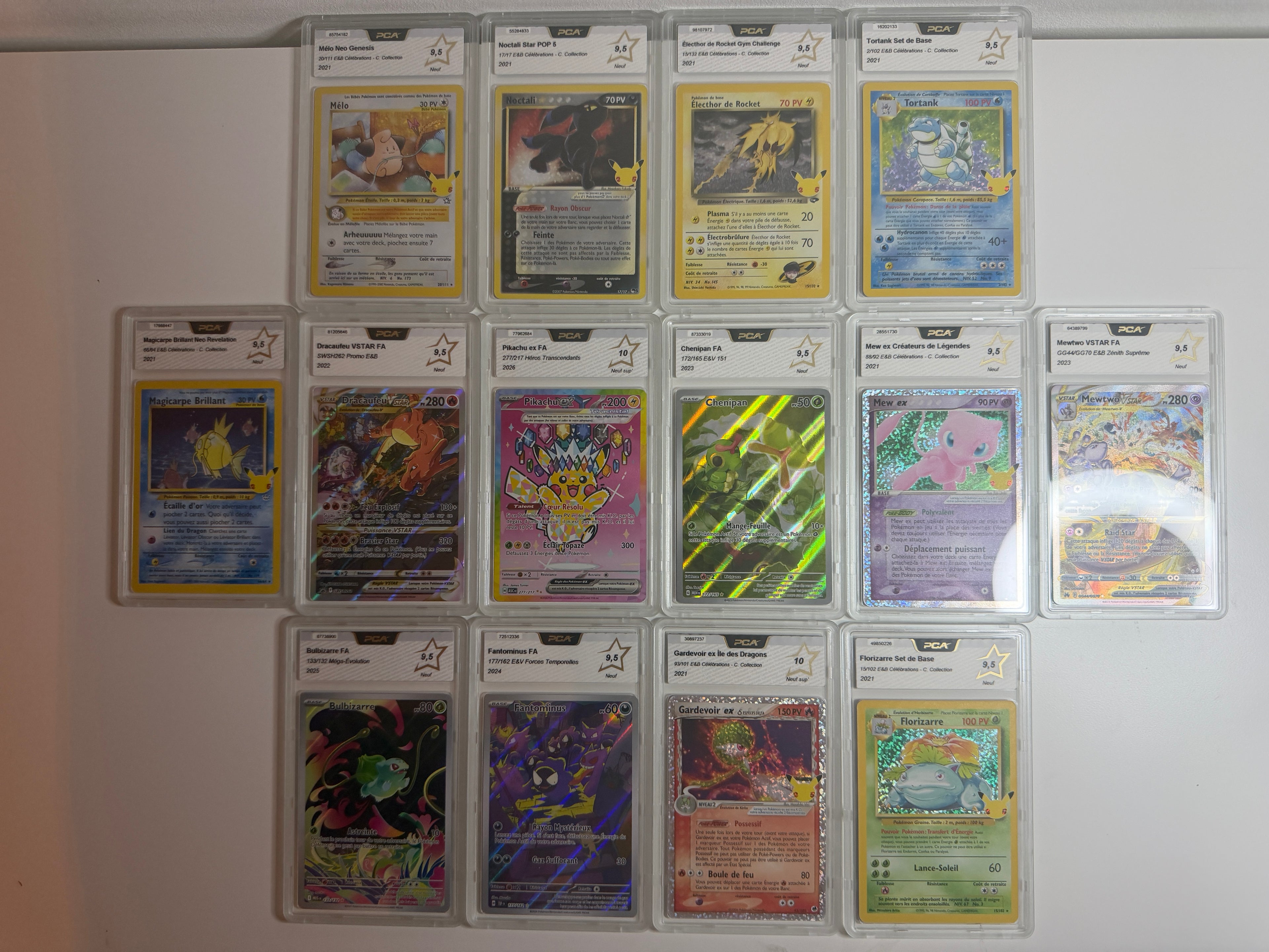Lot 14 Cartes PCA