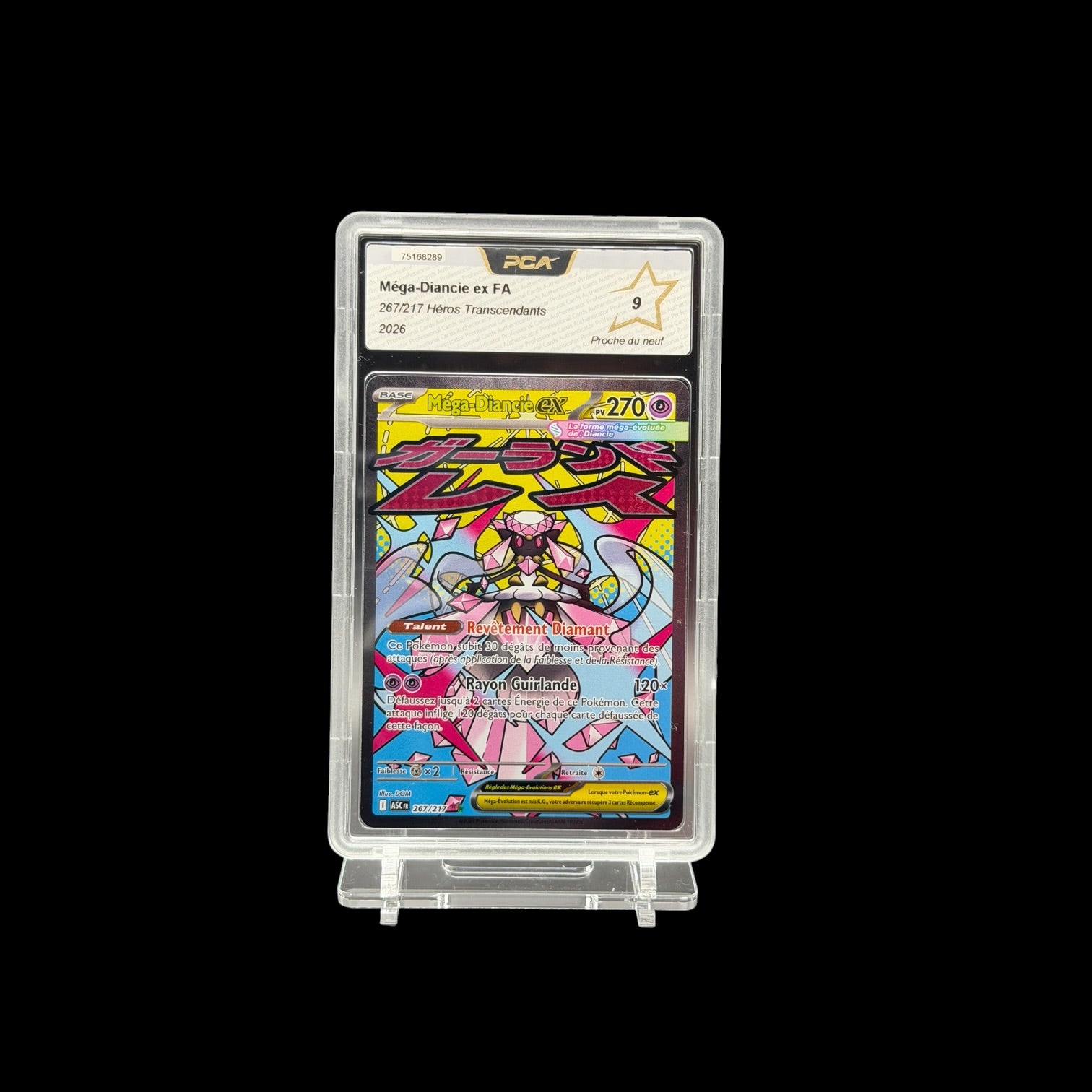 Mega Diancie ex (ASC 267) PCA 9 - Near Mint