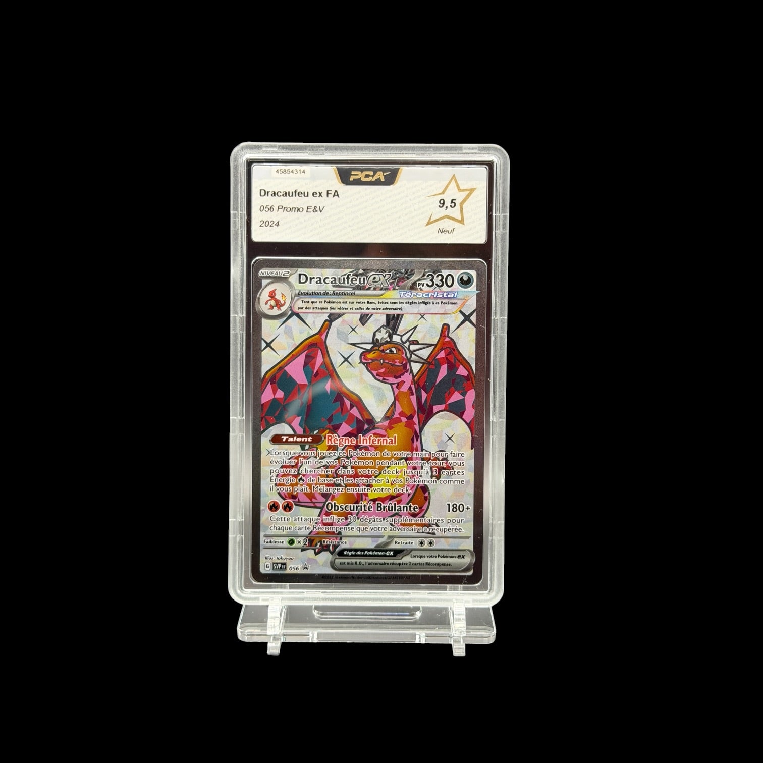Dracaufeu ex (SVP 056) PCA 9.5 - Near Mint