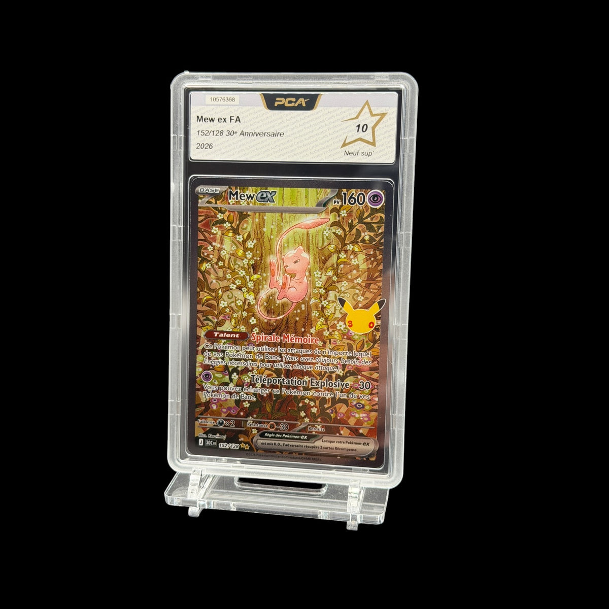 Mew ex FA — 152/128 — 30e Anniversaire — PCA 10