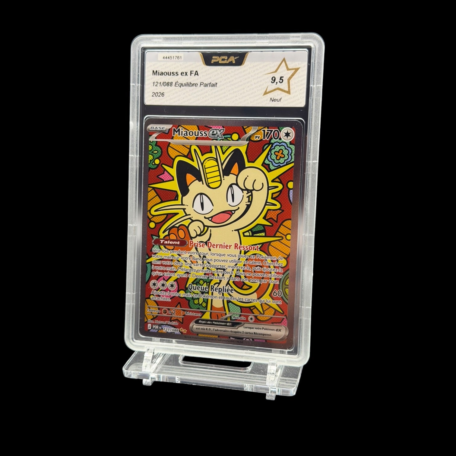 Miaouss ex FA — 121/088 — Equilibre Parfait — PCA 9.5