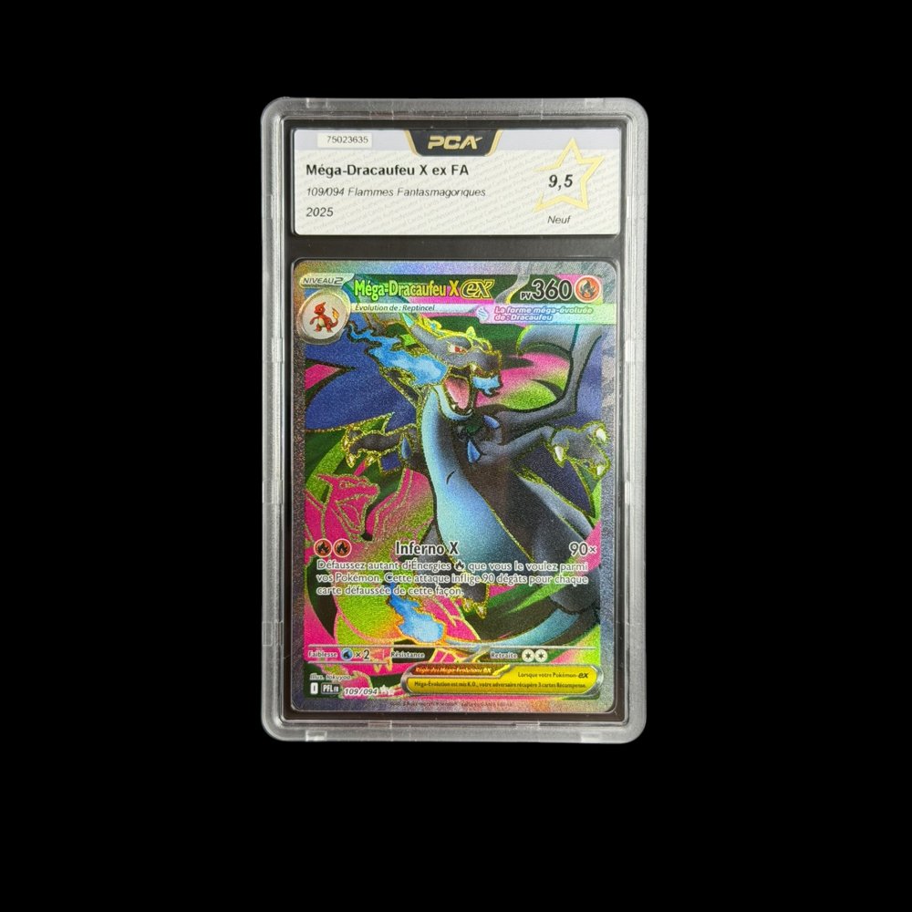 Méga-Dracaufeu X ex FA — 109/094 — Flammes Fantasmagoriques — PCA 9.5