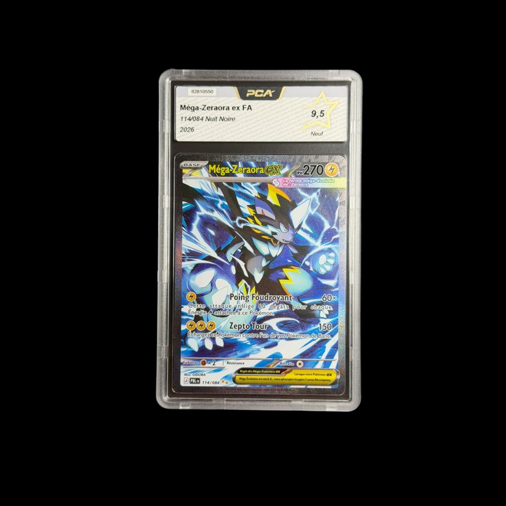 Méga-Zeraora ex FA — 114/084 — Nuit Noire — PCA 9.5