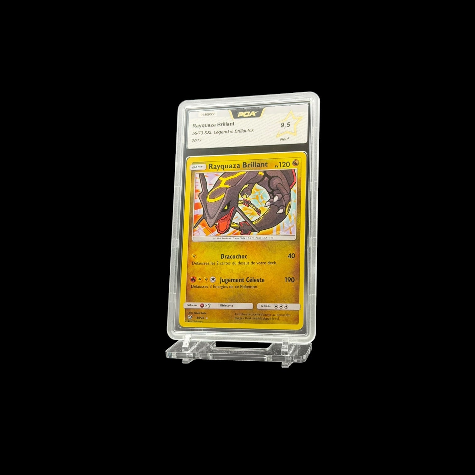 Rayquaza Brillant (SLG 56) PCA 9.5 - Near Mint