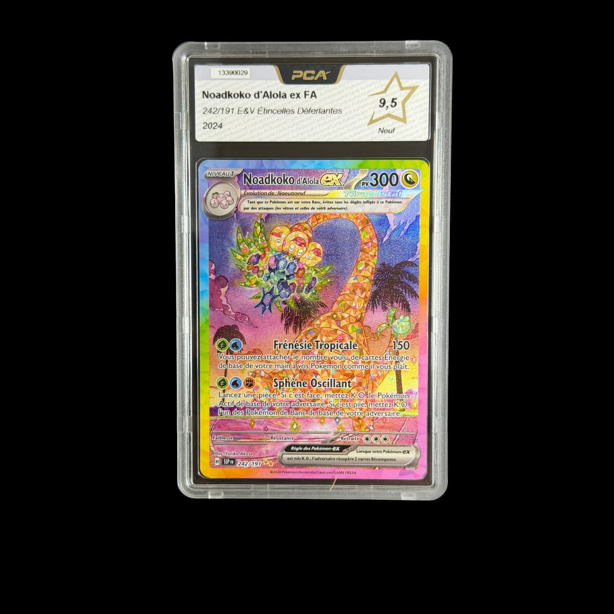 Noadkoko d'Alola ex FA PCA 9.5 - 242/191 E&V Étincelles Déferlantes