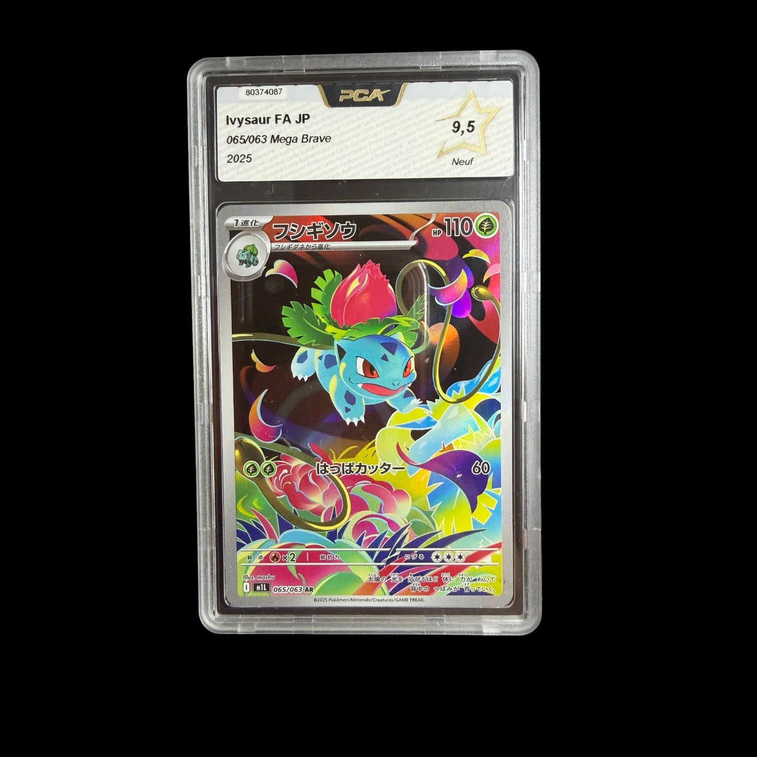 Ivysaur FA JP (XYP 065) PCA 9.5 - Near Mint