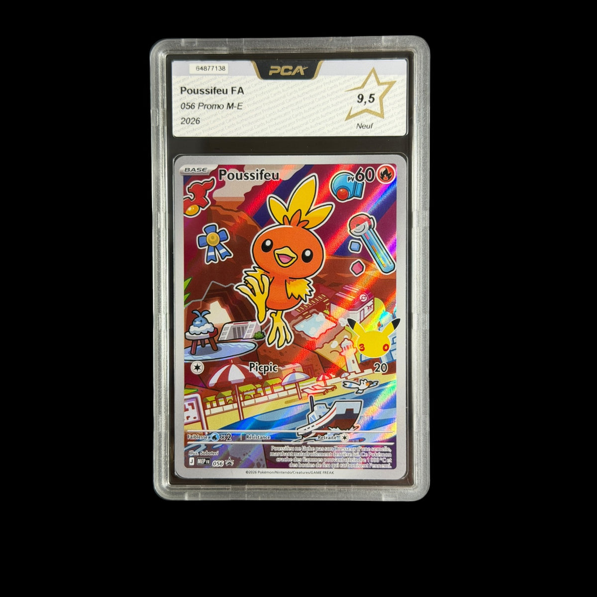 Poussifeu FA PCA 9.5 - 056 Promo M-E