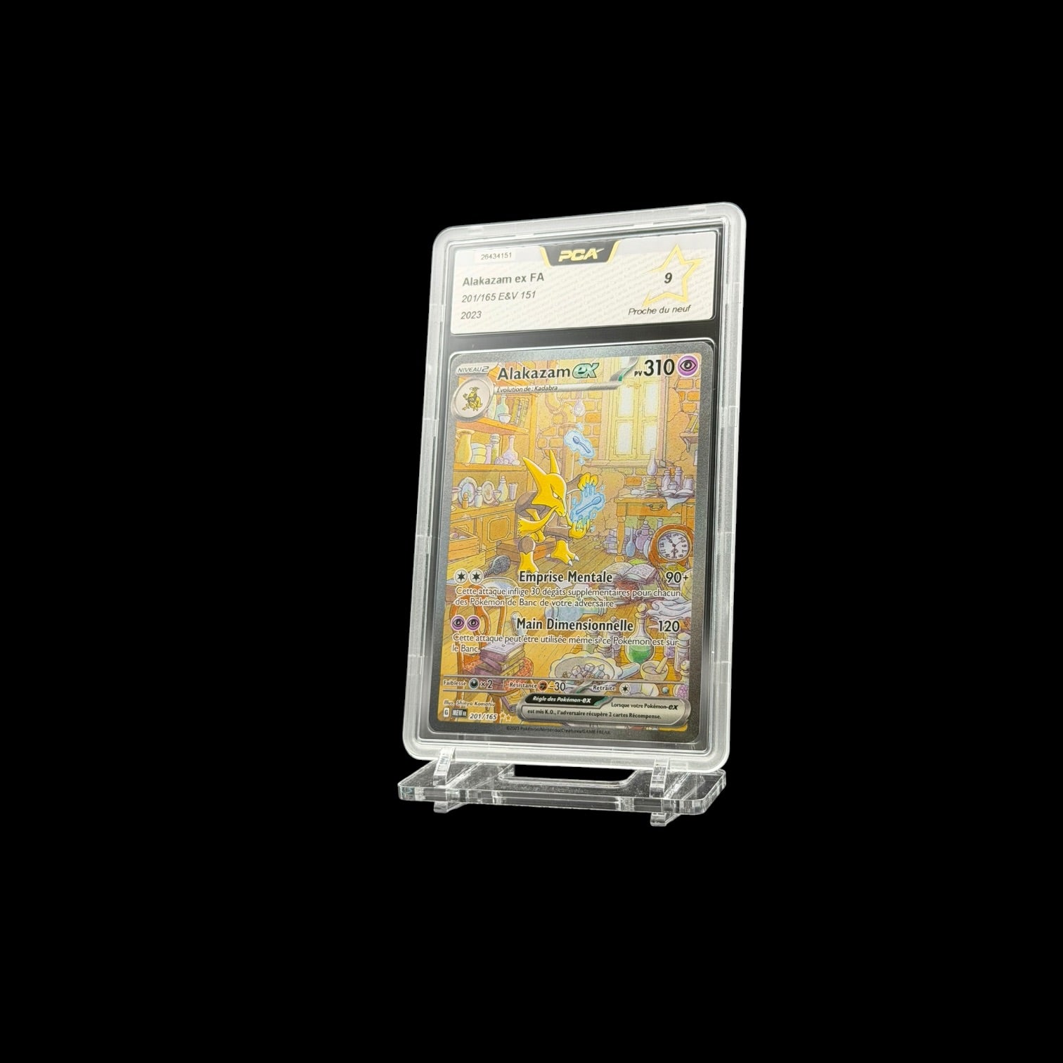 Alakazam ex FA (MEW 201) PCA 9 - Near Mint