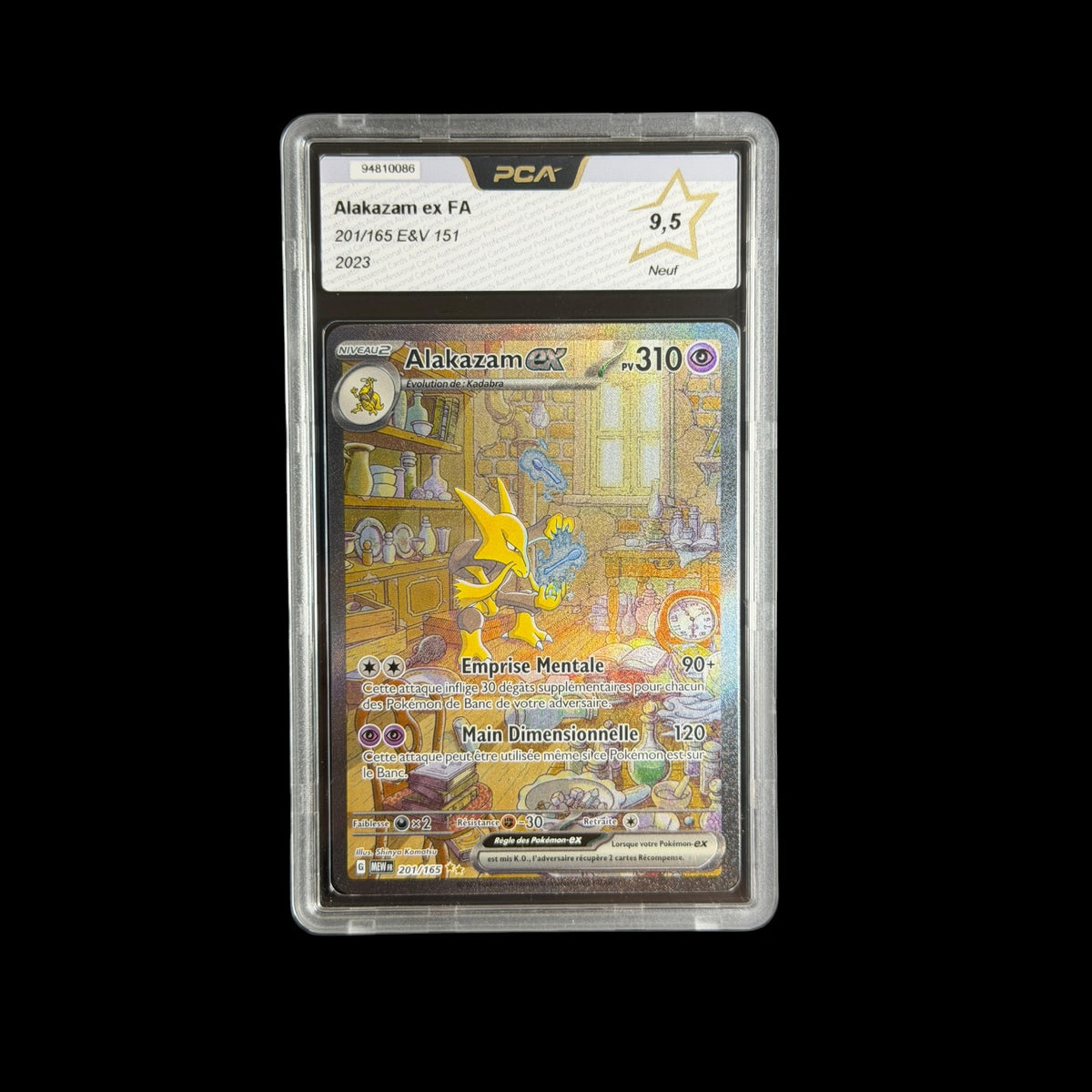 Alakazam ex FA PCA 9.5 - 201/165 E&V 151